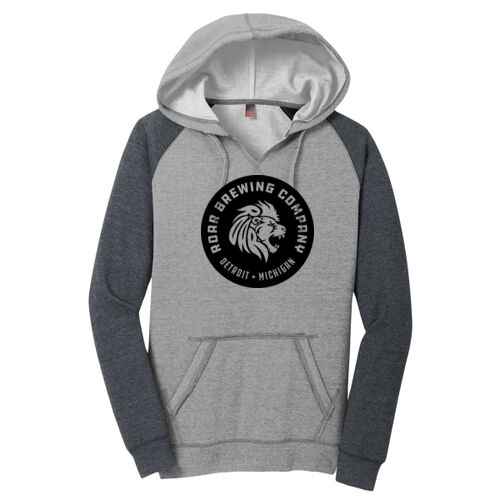 Women's Lightweight Fleece Raglan Hoodie Thumbnail