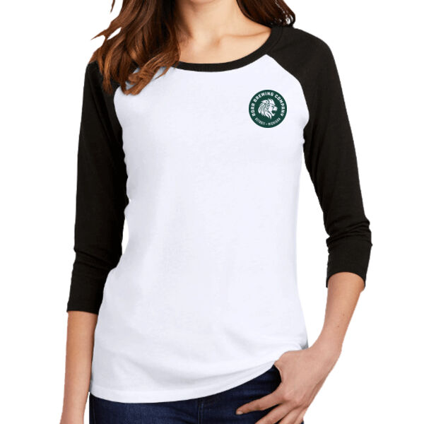 MSU Inspired Women's Raglan Tee Thumbnail
