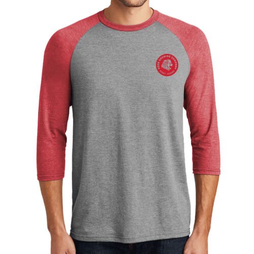 Red Wings Inspired Unisex Raglan Tee Thumbnail