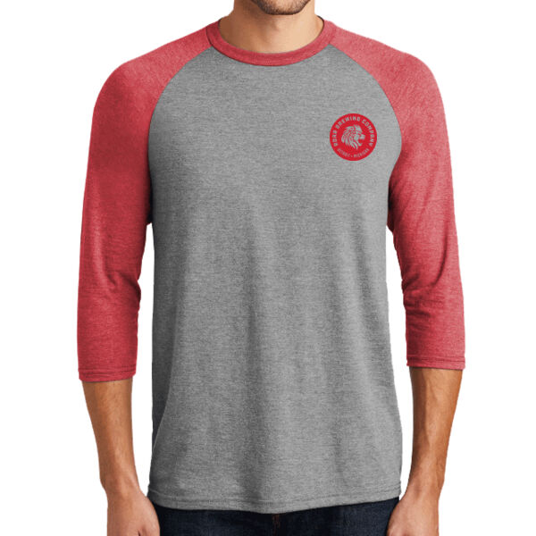 Red Wings Inspired Unisex Raglan Tee Thumbnail