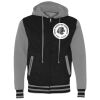 Unisex Heavyweight Varsity Full-Zip Hooded Sweatshirt Unisex Heavyweight Varsity Full-Zip Hooded Sweatshirt Thumbnail
