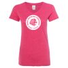 Women’s Glitter V-Neck T-Shirt Thumbnail