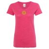 Womenโs Glitter V-Neck T-Shirt Womenโs Glitter V-Neck T-Shirt Thumbnail