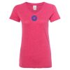 Womenโs Glitter V-Neck T-Shirt Womenโs Glitter V-Neck T-Shirt Thumbnail