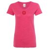 Womenโs Glitter V-Neck T-Shirt Womenโs Glitter V-Neck T-Shirt Thumbnail