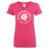 Women’s Glitter V-Neck T-Shirt Thumbnail